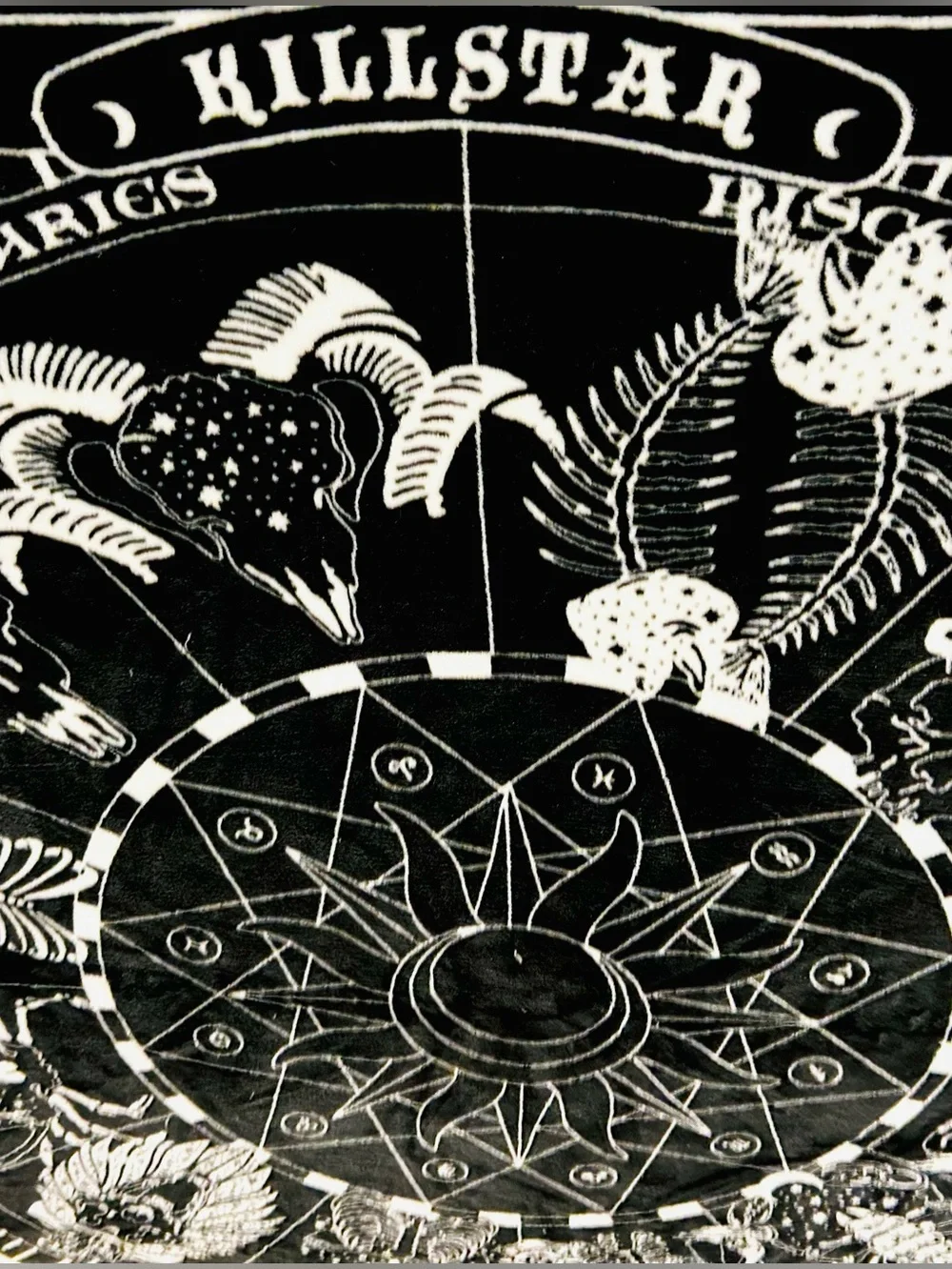 Goth Rare Killstar Zodiac Tapestry/Blanket Goth Occult Witchy Apt Dorm Decor